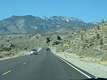 Auf der Fahrt zum Death Valley