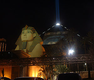 Eingangsbereich des Luxor-Hotelcasinos