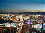 Das große Einschalten der Lichter von Las Vegas